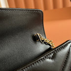 Gucci Marmont Chain Wallet Black Cowhide 254966