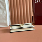 GUCCI 25S DIONYSUS WALLET ON CHAIN 20 IN IVORY CALFSKIN