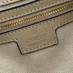 GUCCI 25S SHOULDER BAG 25 CM IN BEIGE CALFSKIN