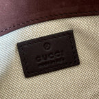 GG Marmont Mini Shoulder Bag Dark Brown Suede 272097