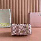 Matelassé Mini-Bag 18cm Light Pink Lambskin