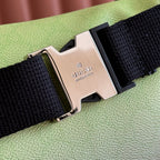 GUCCI 25S BELT BAG 39 CM IN NEON GREEN CALFSKIN