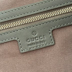 GG Beatrix Medium Tote Bag Grey Suede GHW