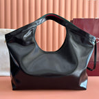 GG Giglio Large Tote Bag 60cm Black Leather