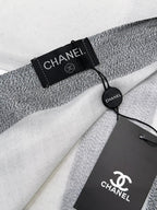 SCARF 200 CM IN MO GRAY MIX WHITE CASHMERE 402261