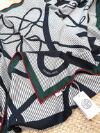 HERMES 25S SCARF 140 IN CASHMERE SILK 854530