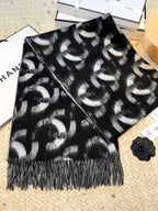 CHANEL 25S SCARF 210 CM IN CASHMERE 943937