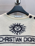 DIOR 25S SHOULDER-BUTTON SWEATER 538