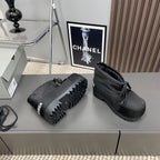 BALENCIAGA 25S ALASKA ANKLE BOOTS HIGH HEEL IN BLACK FABRIC