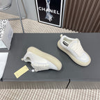 SPACE-STAR CUBE SNEAKERS IN WHITE LEATHER WITH PERFORATED STAR