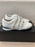 MARY JANE SNEAKERS IN WHITE LAMBSKIN