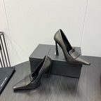 D'ORSAY PUMPS IN BLACK SMOOTH LAMBSKIN