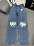 Loew White Anagram Blue Jean