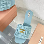 Women's Mid - Heel Baby Blue Leather