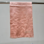LONG SCARF 195 CM IN LIGHT PINK CASHMERE 332743