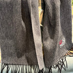 SCARF 180 CM IN DARK GRAY CASHMERE 407384