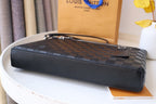 LV N40504 Takeoff Pouch Black Damier Infini Leather 179426