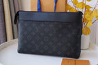 LV Pochette Voyage Souple Black Flower  Monogram Eclipse Canvas 179420