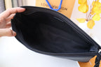 LV Pochette Voyage Souple Black Flower  Monogram Eclipse Canvas 179420
