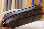 LV Pochette Kasai Clutches Monogram Canvas & Cowhile 175198