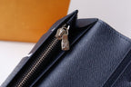 LV Pocket Organizer Vertical Blue Damier Heritage Canvas 217109