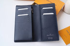 LV Pocket Organizer Vertical Blue Damier Heritage Canvas 217109