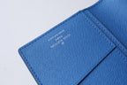 LV M11580 Brazza Wallet Gray Blue Cowhile 224132