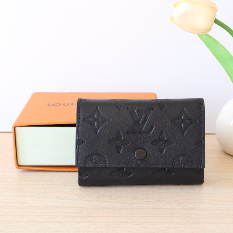LV M12635 Victor Gaston Wallet Black Cowhide 234377