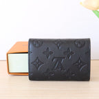 LV M12635 Victor Gaston Wallet Black Cowhide 234377
