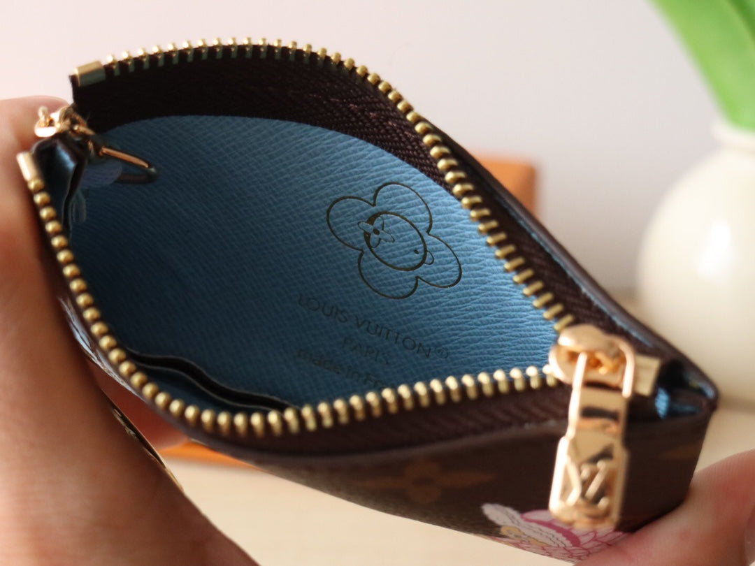 LV M12229 Key Pouch Azur Frost Monogram Canvas 224253