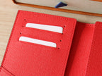 LV M12237 Passport Cover Candy Red Monogram Canvas 224254