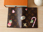 LV M12237 Passport Cover Candy Red Monogram Canvas 224254