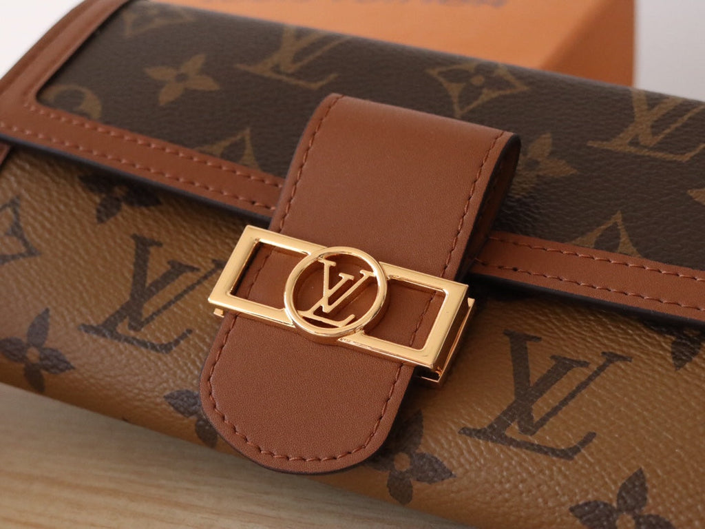 LV Sarah Wallet Monogram & Monogram Reverse Canvas 224222