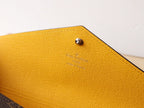 LV M12359 Kirigami Organizer Wallet Safran Yellow Cowhide 247861