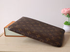 LV Pochette Clés Medium 24cm Brown Monogram Canvas GHW