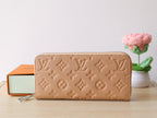 LV Zippy Wallet 19.5cm Monogram Grained Taurillon Cowhide