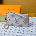 LV M25597 Key Pouch Dream Beige Embossed Grained Cowhide GHW
