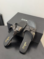 LACE MULE 2 CM IN BLACK LAMBSKIN