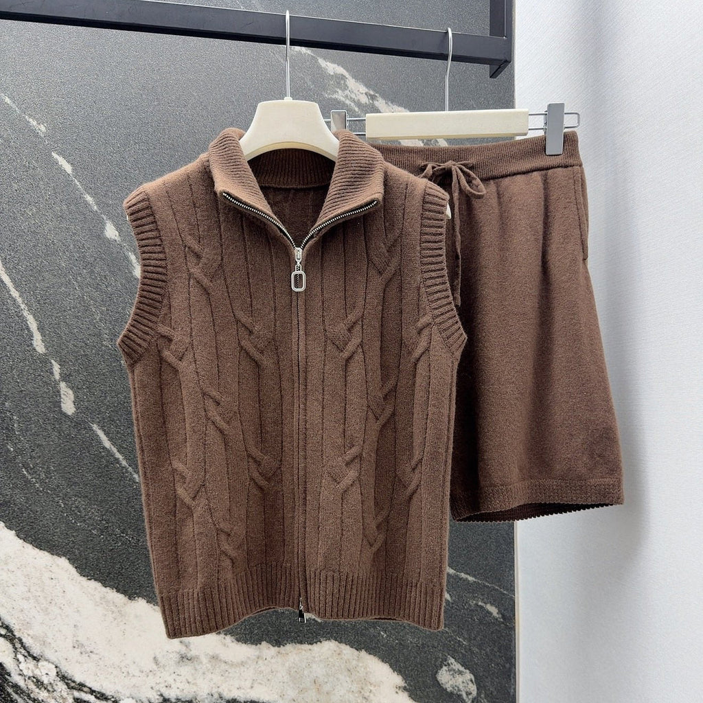 HERMES 25S KNIT VEST SET 528309