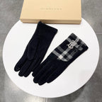 GLOVES IN BLACK MIX COLORFUL WOOL 122880