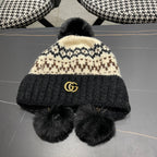 BEANIE HAT IN COLORFUL WOOL 394006
