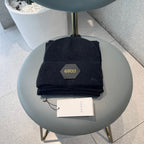 SET SCARF AND HAT IN BLACK WOOL 414805