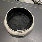 BERET HAT IN BEIGE FABRIC 420943