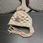 KNITTED WOOL HAT COLORFUL 425767