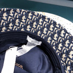 BUCKET HAT IN NAVY BLUE COTTON 429923