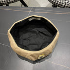 BERET HAT IN PEANUT BROWN CORDUROY 429843