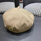 BERET HAT IN PEANUT BROWN CORDUROY 429843