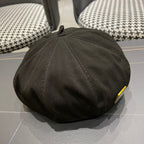 BERET HAT IN BLACK CORDUROY 429844