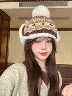 PLUSH WINTER HAT COLORFUL 431204