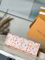 ONTHEGO EAST WEST 25 IN CORAL MONOGRAM TILES CANVAS